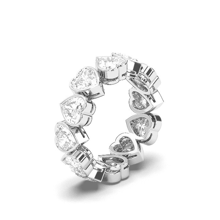 Bezel Set Eternity Band